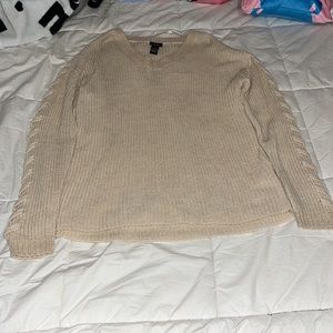 Rue 21 full length beige sweater